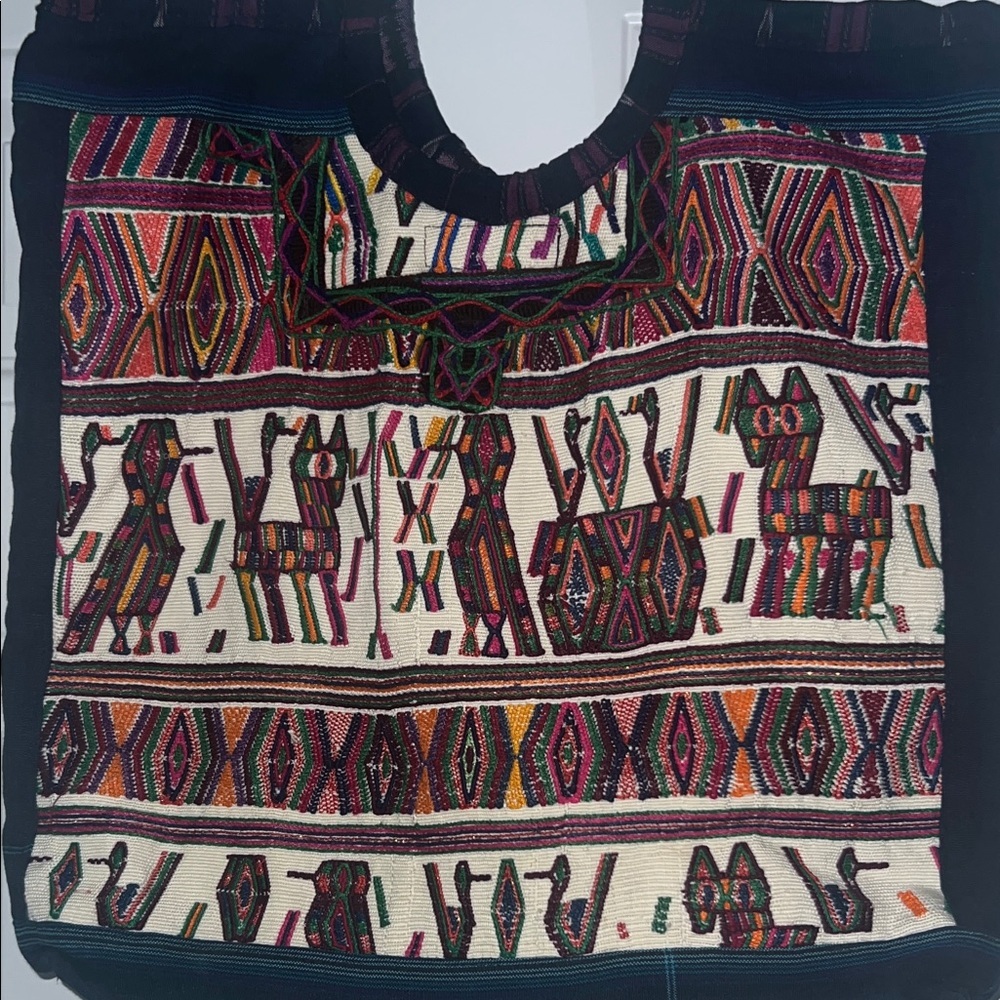 Multicolor Patterned Tote Bag - image 2